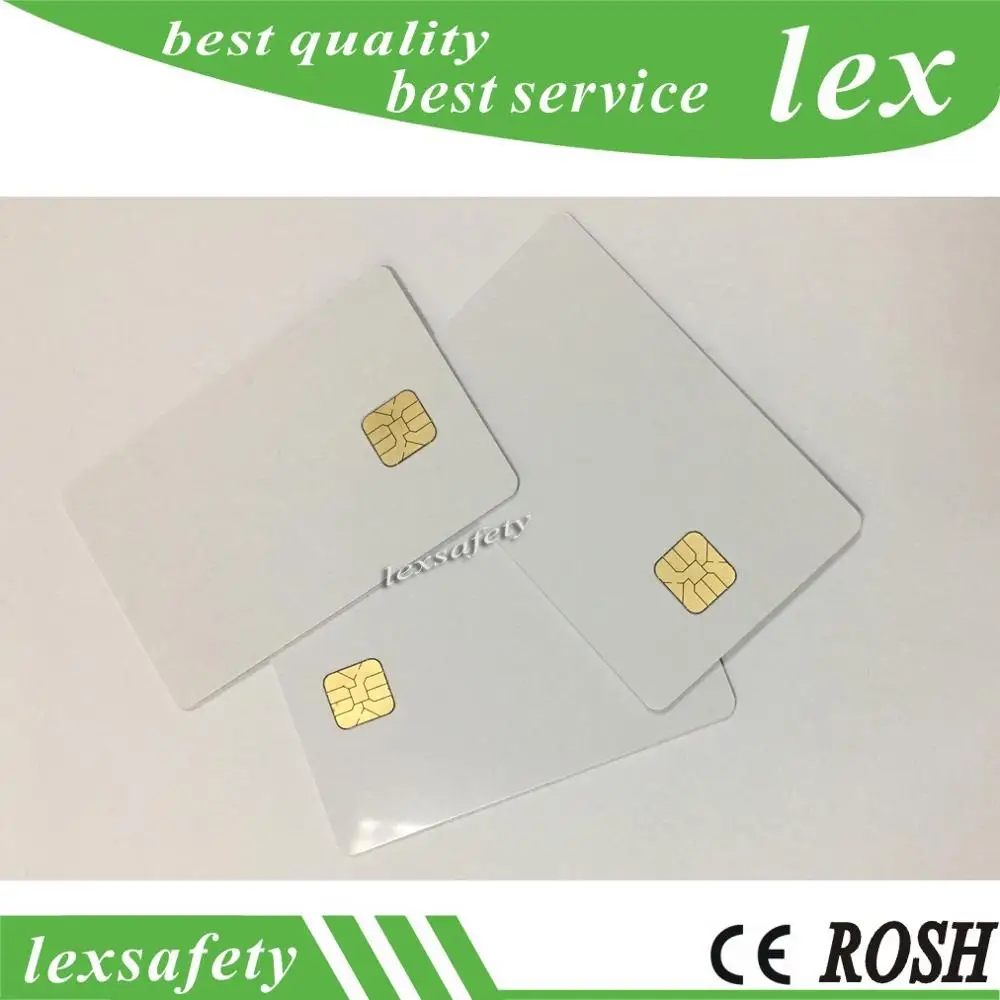 2000 шт. пустые пластиковые ПВХ карты для струйной печати свяжитесь с ic чип картой