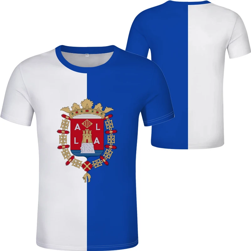 Футболка с надписью Флаг Аликанте свободная футболка именем и номером Испании