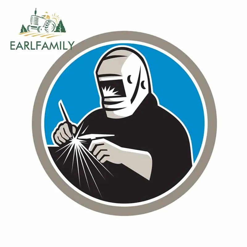 

EARLFAMILY 13 см для шлема сварщика птица личность Творческий виниловые наклейки на машину Материал Наклейка Автомобильные аксессуары украшение