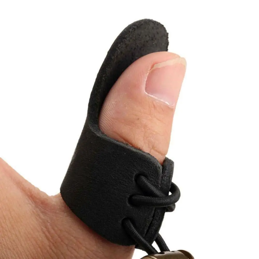 Горячая Распродажа 1 шт. регулируемые кожаные перчатки для стрельбы из лука