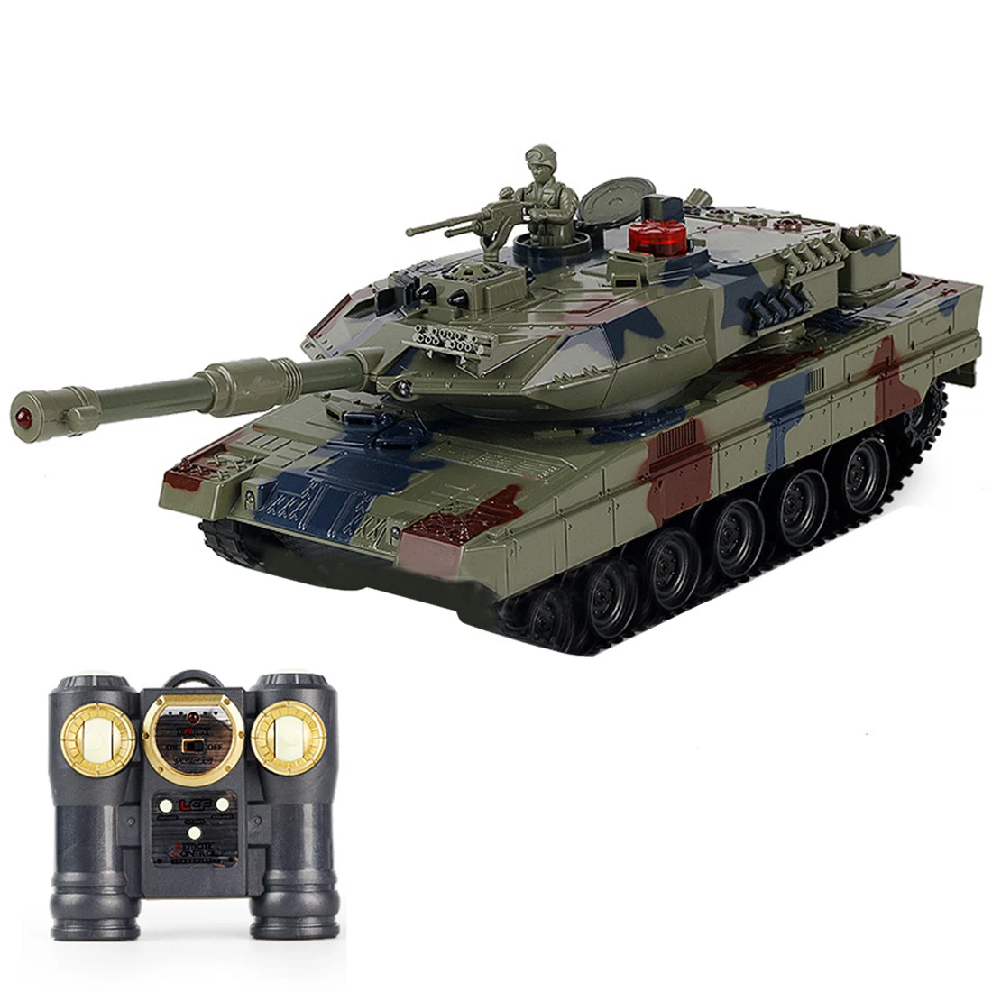 Лцф 1:24 2 4G Пособия по немецкому языку Леопард 2A6 сплава модель военного танка