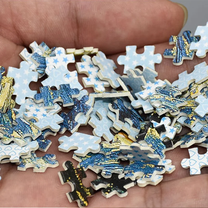 Пазлы 1000 шт. деревянные монтаж Картина Пейзаж головоломки игрушки для взрослых и