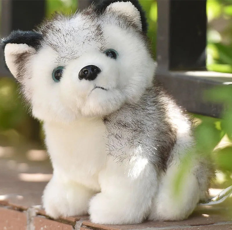 20 см симуляция Хаски Плюшевые игрушки волк собака чучела кукла ребенок Pet