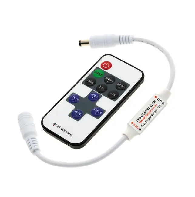 Модуль светодиодной ленты Одноцветный контроллер 5-24 В постоянного тока 12 а