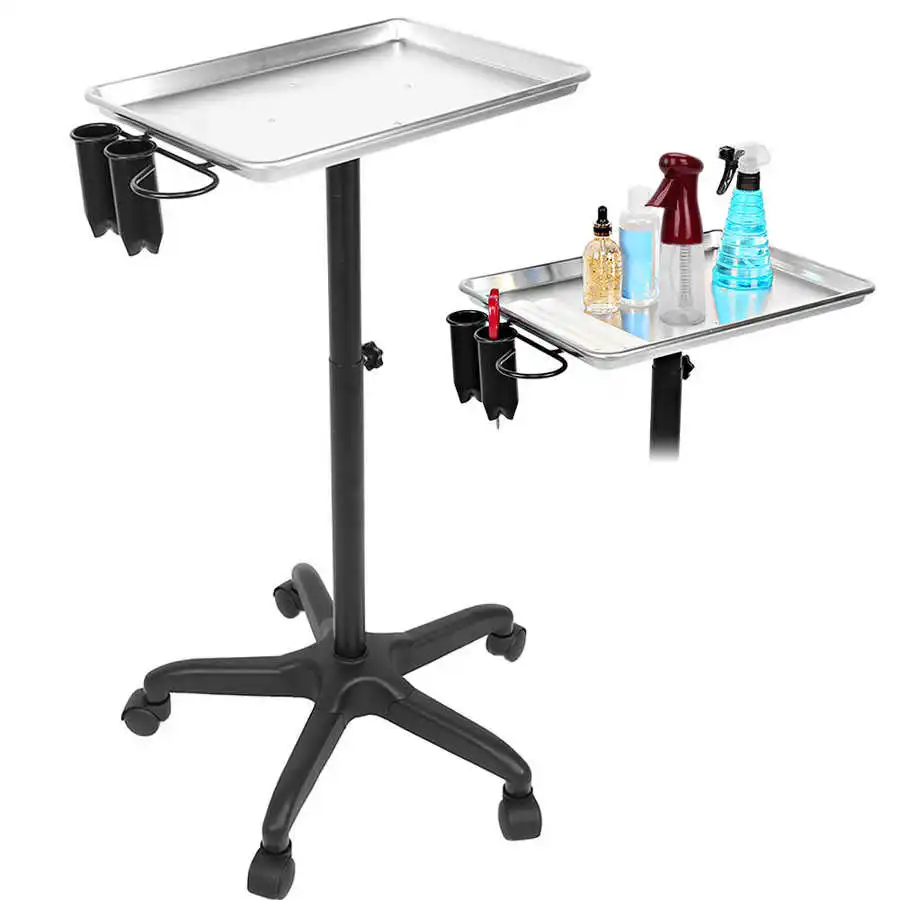 

Aluminum Hair Salon Trolley Alloy Rolling Cart for Professional Hairdresser