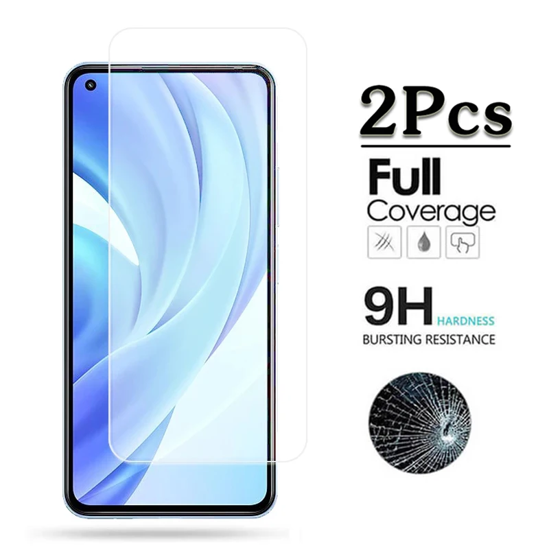 

2Pcs Screenprotector For Xiaomi Mi 11 Mi11 Lite 11i 5g Glass Screen Protector Mi10 Lite Tempered Film Xiamoi 11X Pro Verre Glas