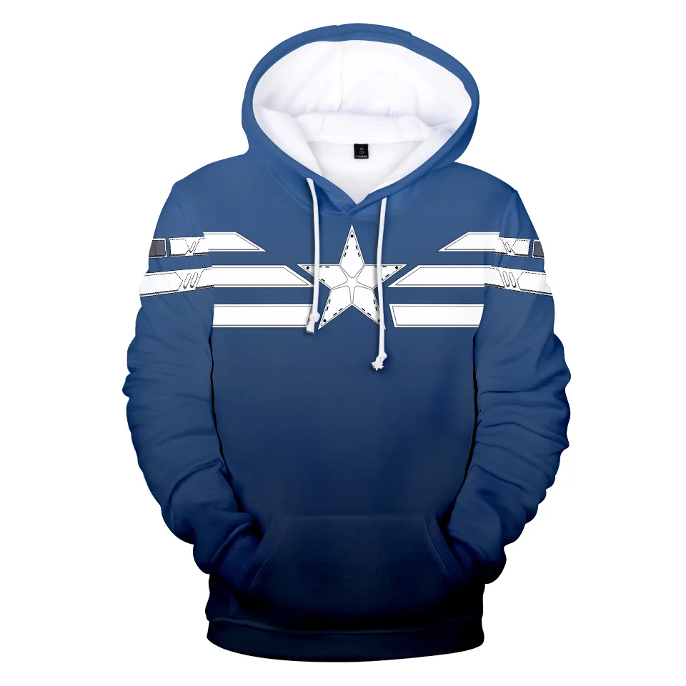 

Prowow Повседневная модная одежда для мальчиков с принтом пятиконечной звезды Толстовка для мужчин свободный пуловер на весну, осень и зиму, т...