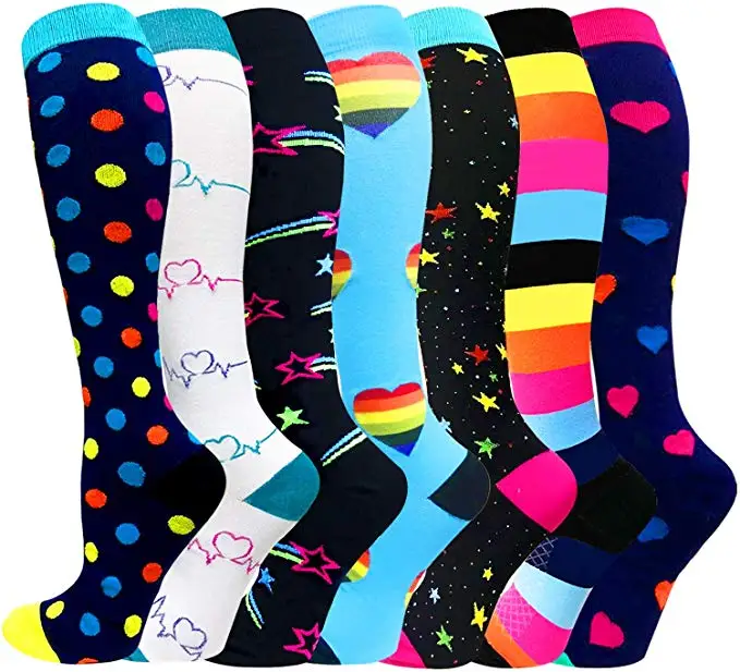 

Компрессионные носки с защитой от усталости, для мужчин и женщин, поддерживает беременность, Спорт на открытом воздухе, гонки, велосипедный ...