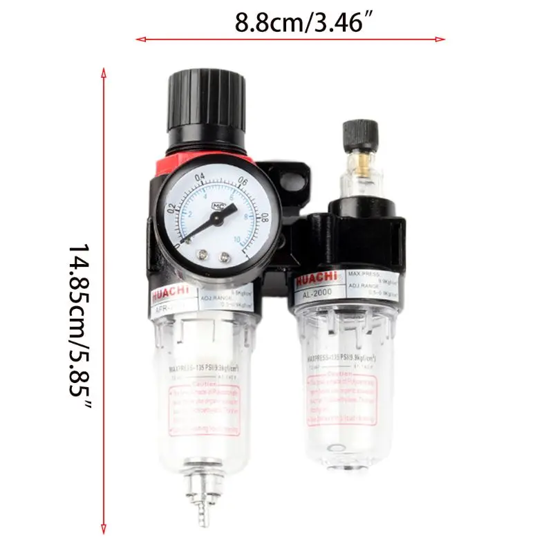 Прочный AFR2000 + AL2000 G1/4 &quotAFC2000 воздушный компрессор сепаратор масла и воды фильтр