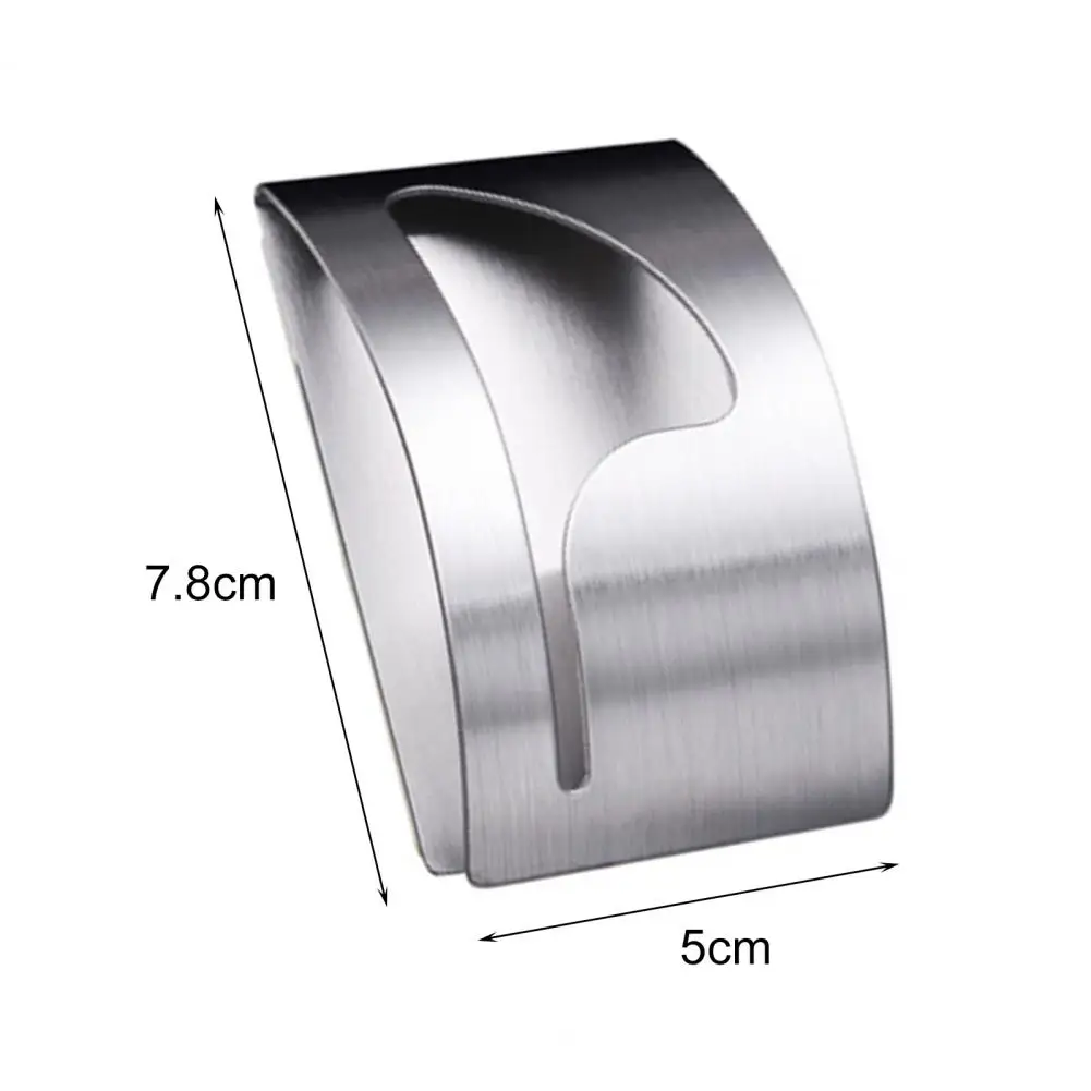 

Hanger Hook Non-Drilling Wall Mount Heavy Duty Stainless Steel Towel Holder for Kitchen