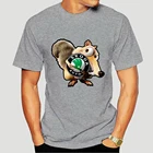 Женская футболка Skoda Ice Age, веселая белка, белка