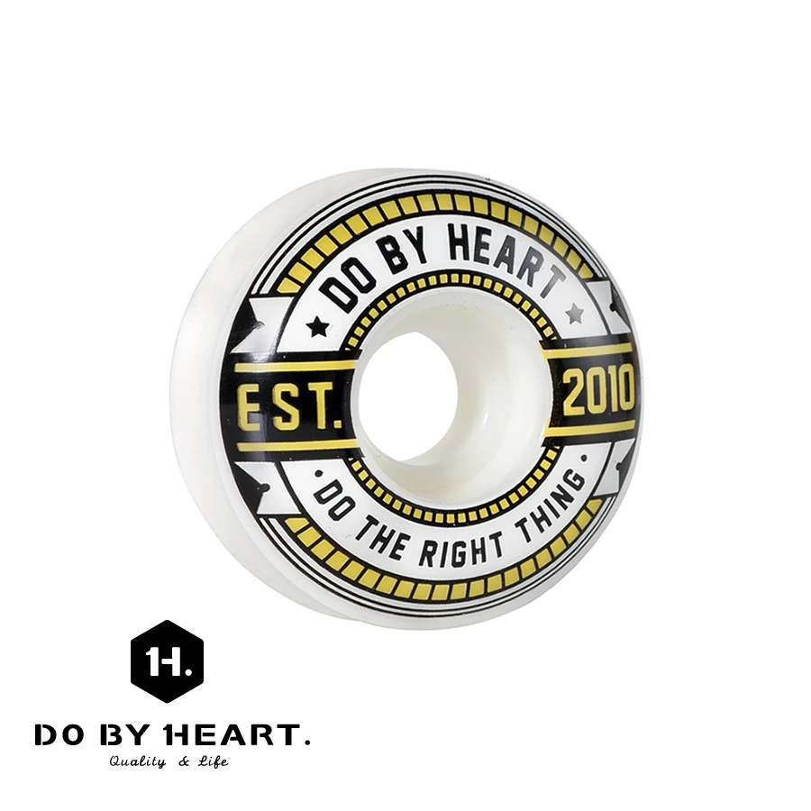 Колеса для скейтборда DO BY HEART DBH FLIP 52 мм 2020 TREFLIP 100A | Спорт и развлечения