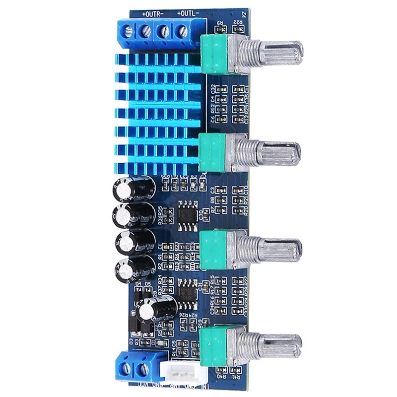 2X XH-M577 TPA3116D2 Audio High Power Tone Op Amps DC 12-24V Dual-Channel Stereo 2 X 80W Digital Amplifier Board B4-003 | Электроника