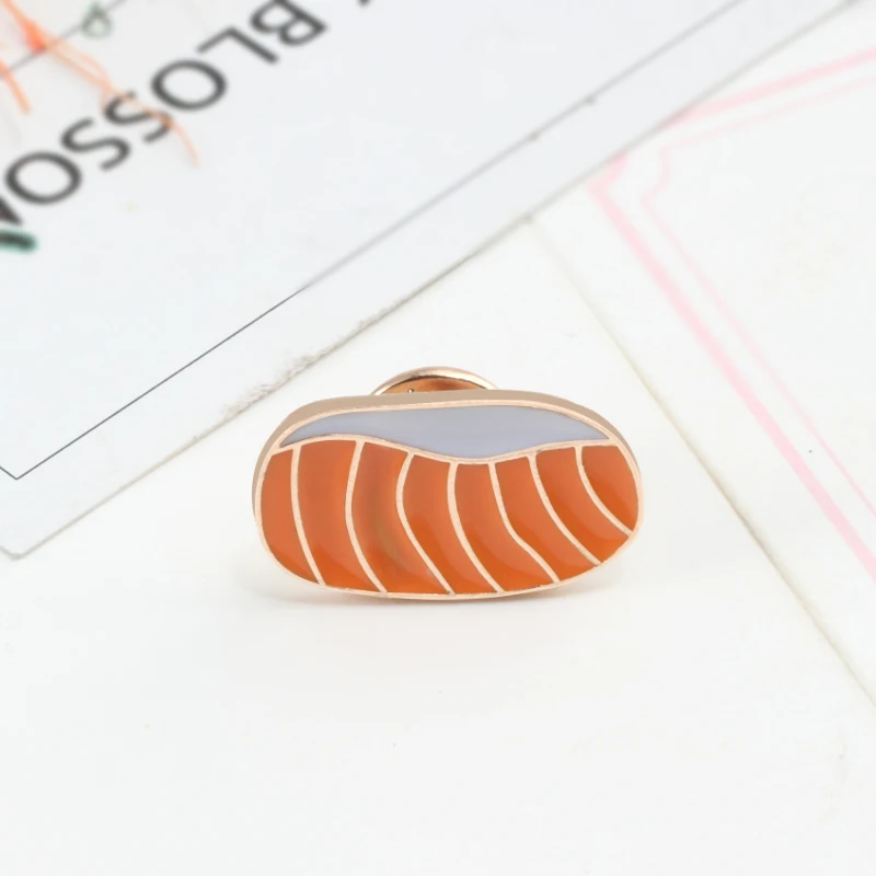 Эмалевые булавки с мультяшным изображением еды брошь в японском стиле для суши