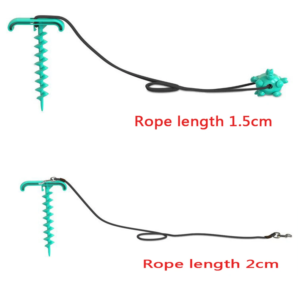 

Elastic Ropes Toys And Leash Set Dog Outdoor Garden Ground Stake Pet Steel Wire Leads Puppy Play Clean Teeth Chew Treat IQ Toy