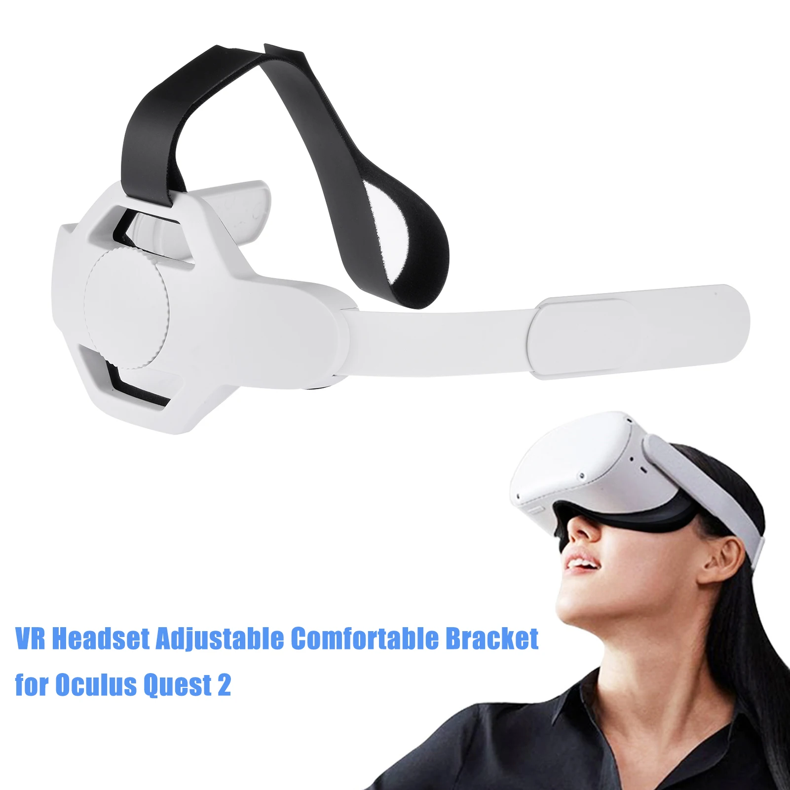 

Ремешок для головы для Oculus Quest 2, ремешок для головы с поддержкой виртуальной реальности forcesupport Upgrade, ремешок для головы для Oculus Quest 2, аксессуа...