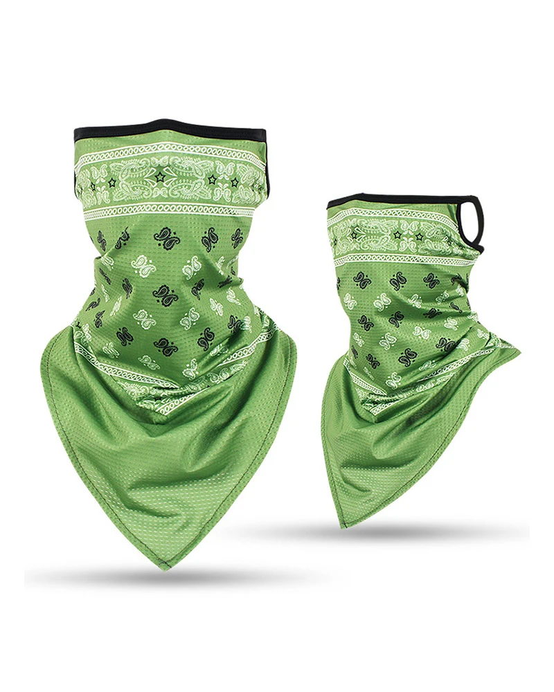 Дышащий чехол с принтом для лица ветрозащитный пылезащитный езды на мотоцикле и