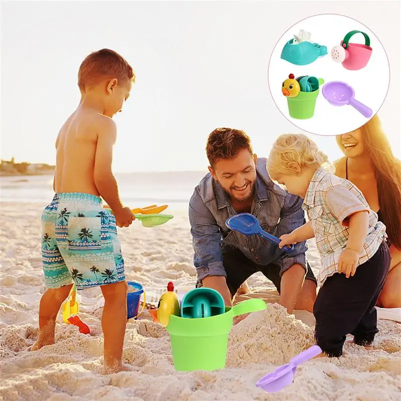 

4pcs/ Set Baby Bathing Toy Funny Water Toy Beach Sand Bucket Set Kid Toy