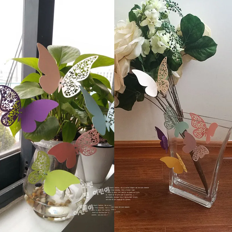 3D-моделирование бабочки трехмерная креативная для гостиной спальни телевизора