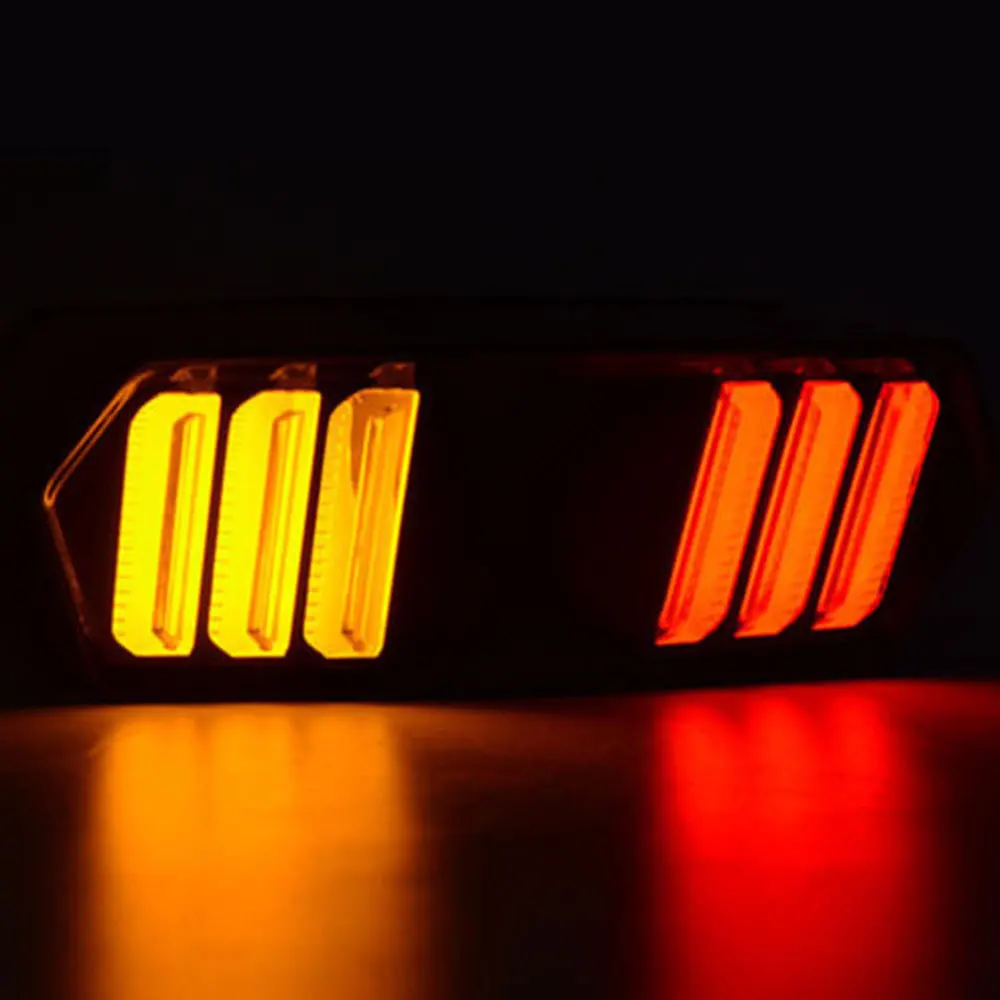 12V LED Motorcycle Rear Taillight Light Flash Tail Brake Turn Signals Indicator Lamp for Honda |