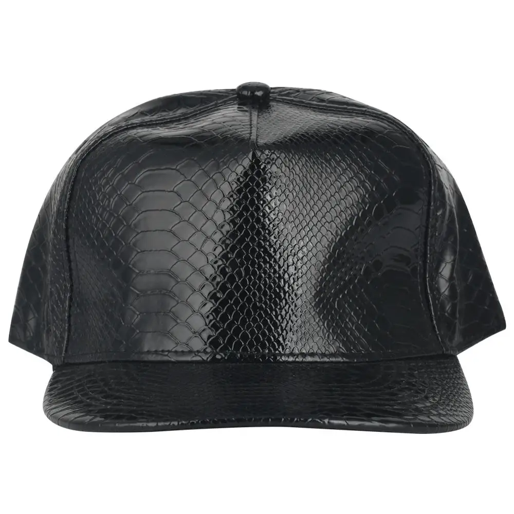 Бейсбольная кепка из искусственной кожи для женщин мужчин черных мальчиков и