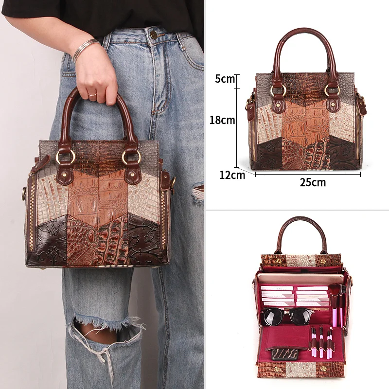 cobbler legend women handbag vintage top handle bags for office ladies genuine leather shopping tote cowhide shoulder crossbody free global shipping