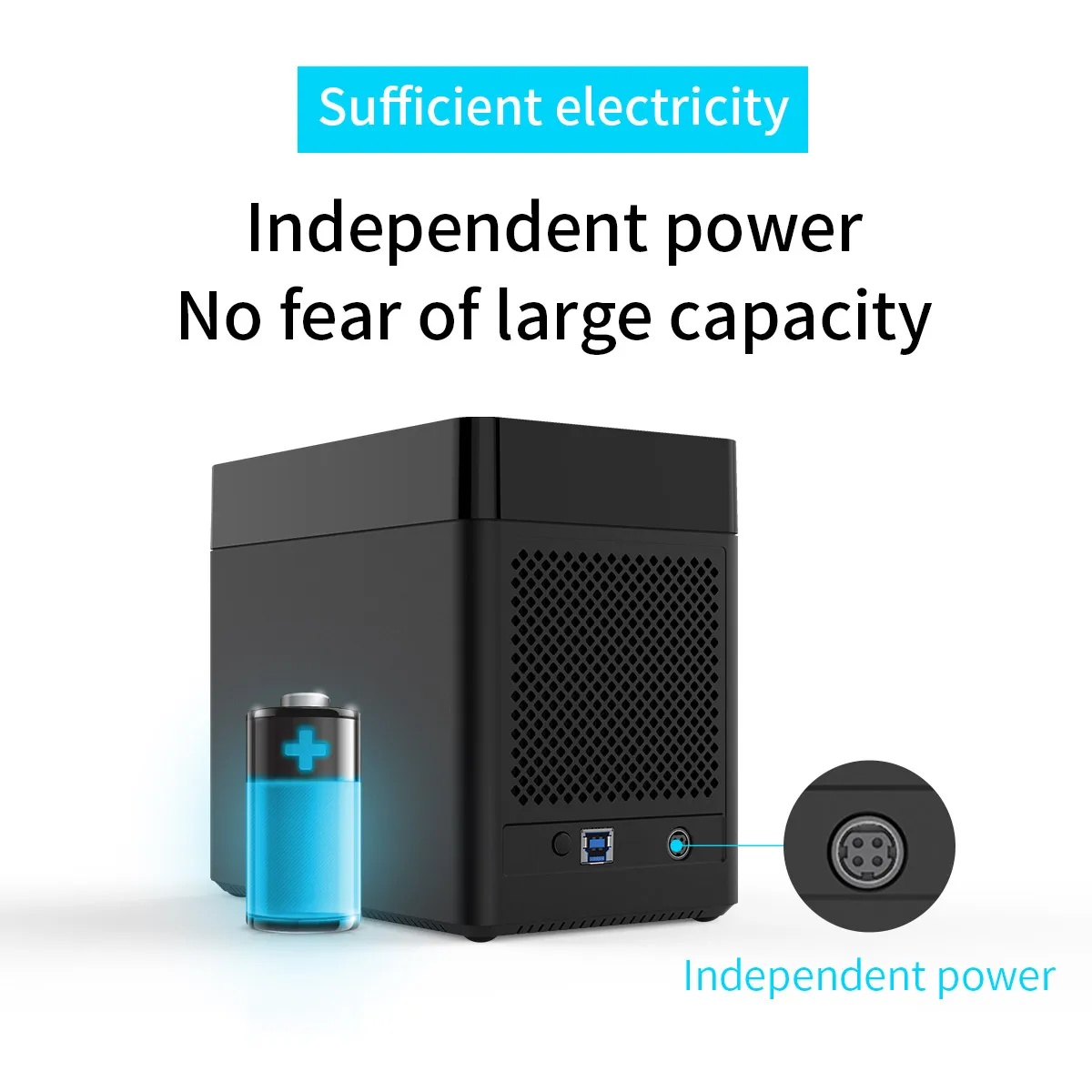 ORICO 5 Bay 3.5 inch Hard Drive Enclosure USB3.0 to SATA3.0 Magnetic-type HDD Case Support UASP MAX 50TB Docking Station | Компьютеры и