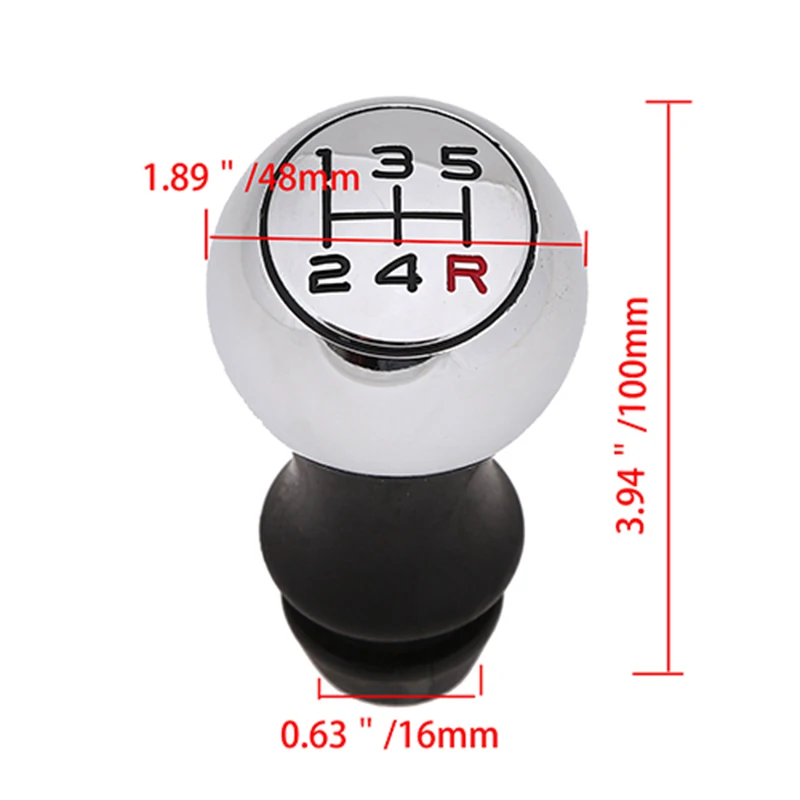 Posbay 5 скоростей ручная рукоятка рычага переключения передач для Peugeot 1007 3008 301 308 407