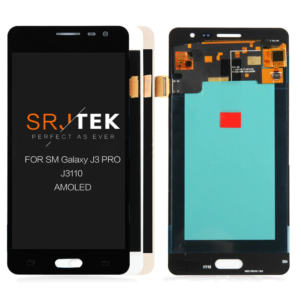 ЖК дисплей TFT/OLED/AMOLED для Samsung Galaxy J3 pro J3P J3109 J3110 J3119 сенсорный экран дигитайзер в