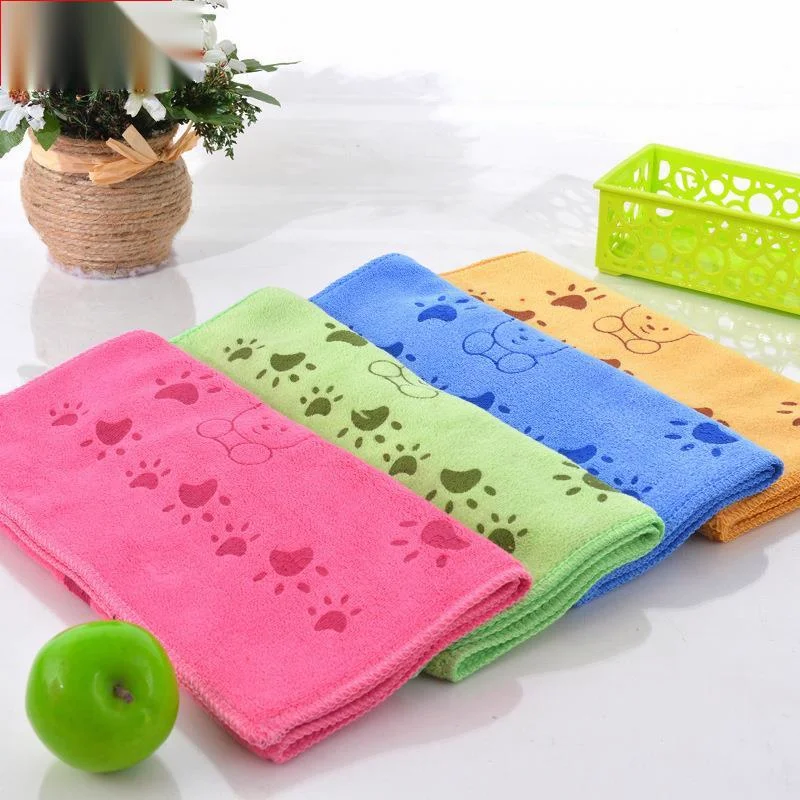 

Soft Lovely Cartoon Pets Dog Cat Puppy Absorbent Towel Dry Hair Super Large Paws Bath Bathrobe