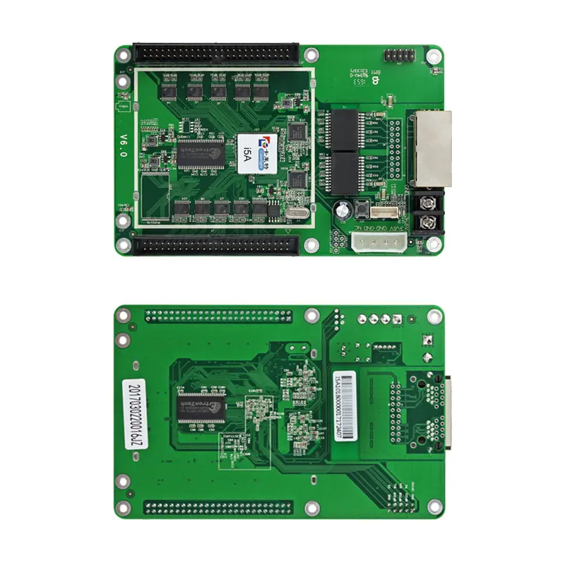 Полноцветная световая карта приема i5A работает с отправляющей картой S2 для
