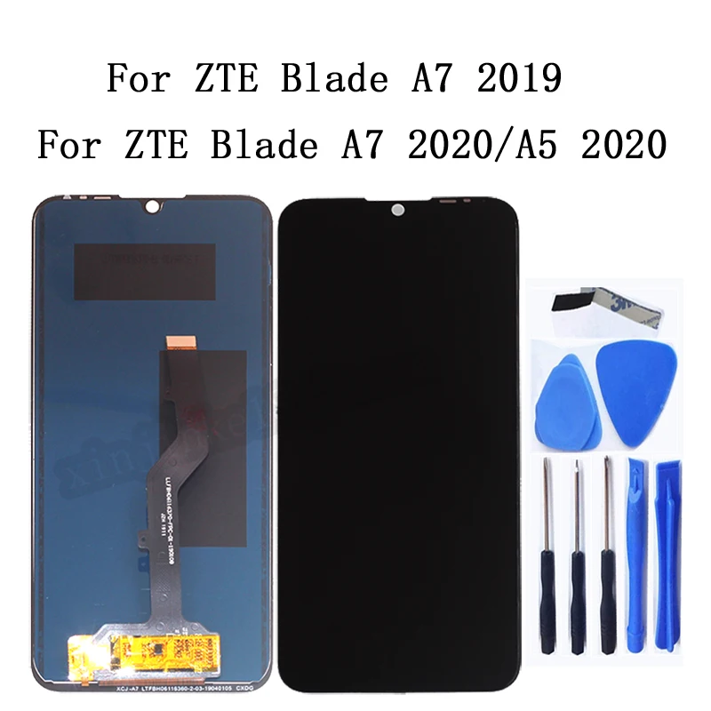 Для ZTE Blade A7 2019 2020 A5 ЖК дисплей стеклянная деталь запасные аксессуары|Экраны для