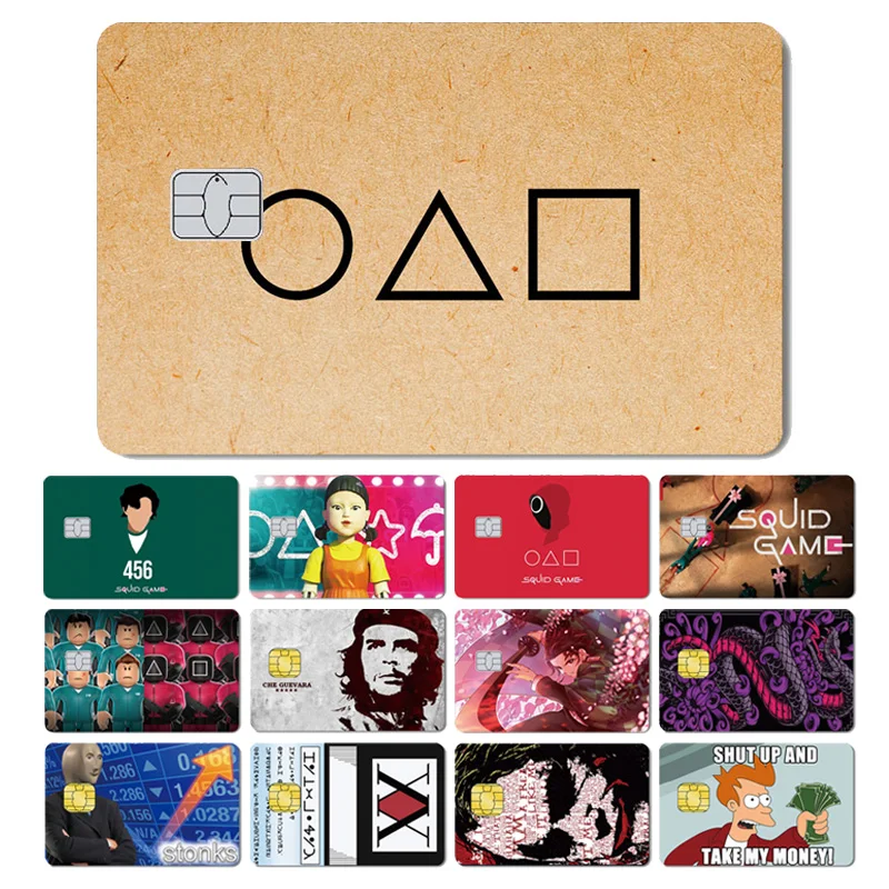 Аниме-карта 456 чоклатовая Милая свинка мультфильм стонкс цветок череп Передняя