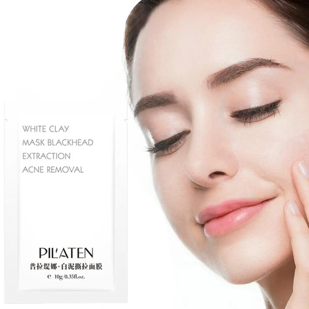 1 шт. белая глиняная Очищающая маска отбеливающая для лица с угревой сыпью A0P4 |