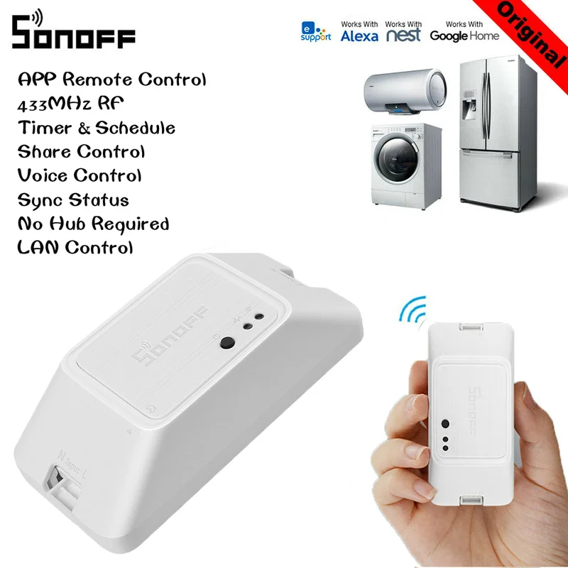 SONOFF RF / Basic R3 Умный дом WIFI DIY умный переключатель приложение дистанционное