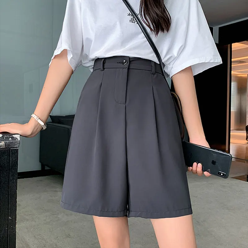 Casual XXXXL Plus Size Cargo Shorts BF Wind Woman Streetwear Shorts Women Summer High Waist Short Feminino Spodenki Damskie
