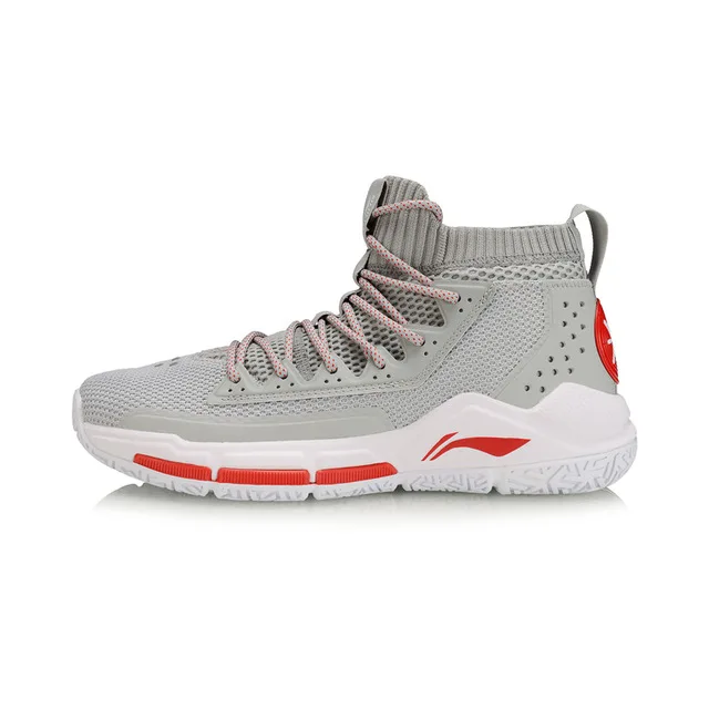 Li-Ning Мужская деление V Wade Профессиональная баскетбольная обувь на подушке, моно подкладка из пряжи, облачная спортивная обувь, кроссовки ABAP027 SJAS19 - Цвет: ABAP027-3H