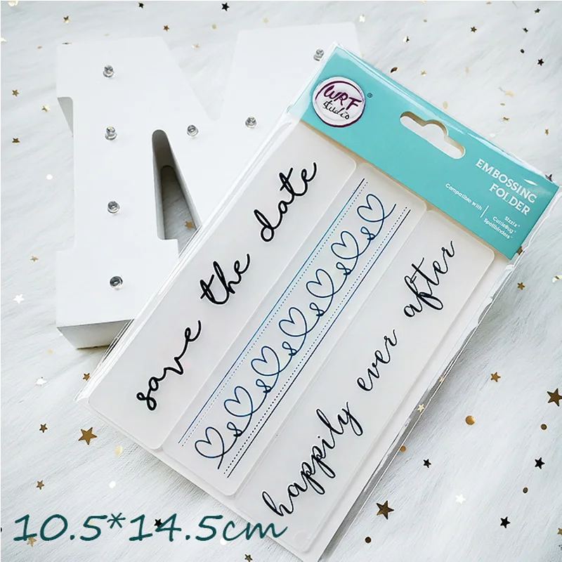 Сохранить дату пластиковые выбивая папки для DIY фото карты делая фон шаблон