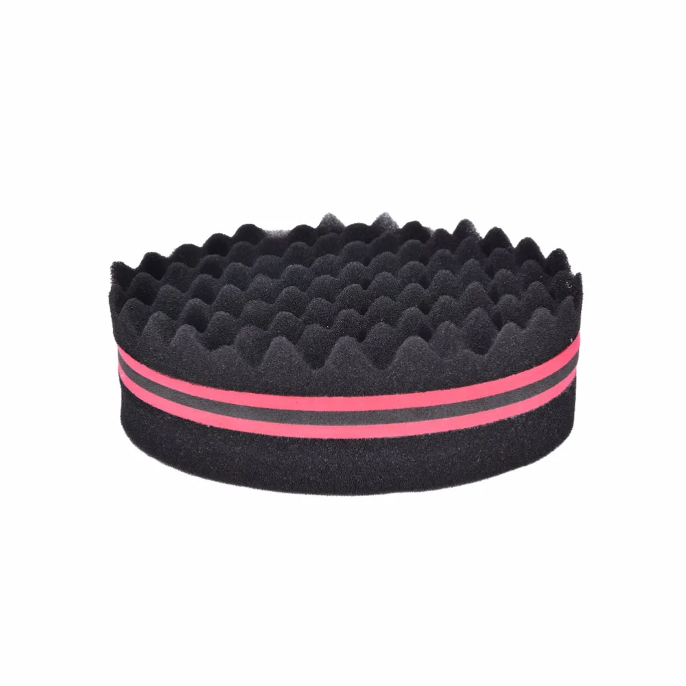 

Oval Double Sides Magic twist hair brush sponge,Sponge Brush for Natural,afro coil wave dread sponge brushes
