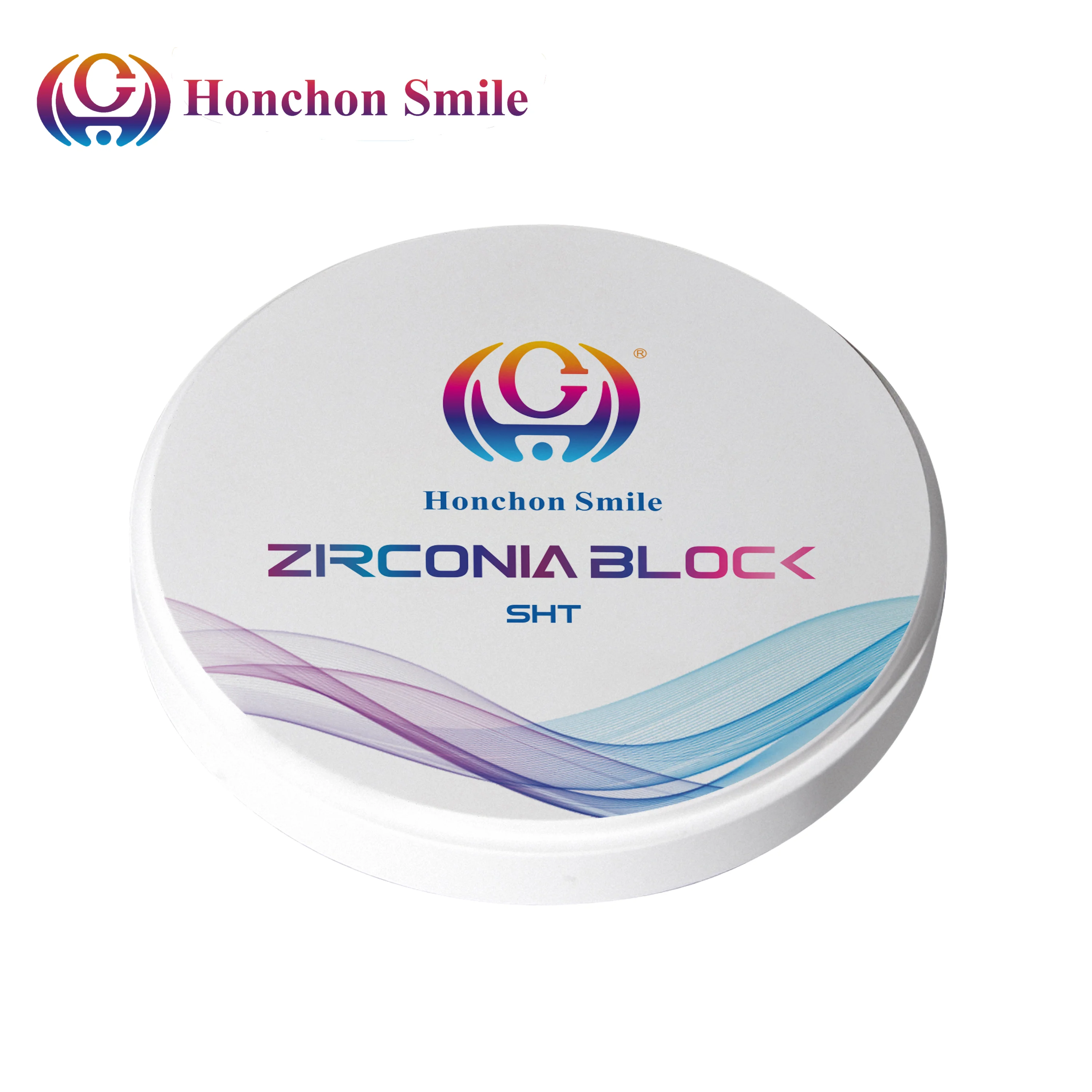

SHT White | 2 Pieces | OD98 | Free Shipping | 46%LT | 1000MPA | Ceramic Milling Material | Zirconia Block\Blank