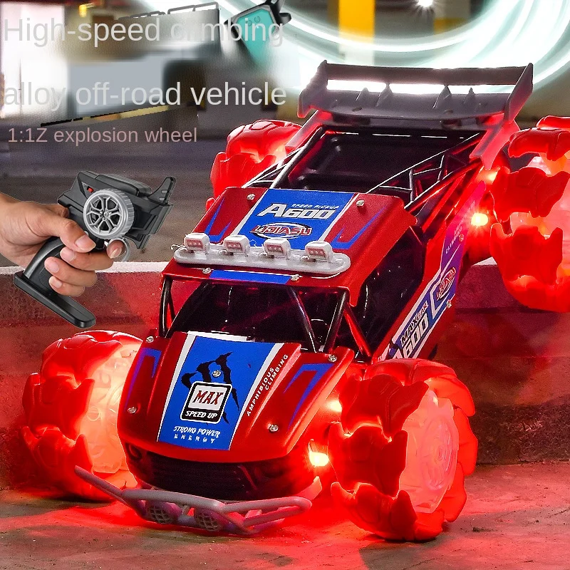 

Gesture Watch Dual Remote Control Car Alloy Off-road Stunt Music LED Lamp Wheel High Speed Toy Car Child Birthday Christmas Gift