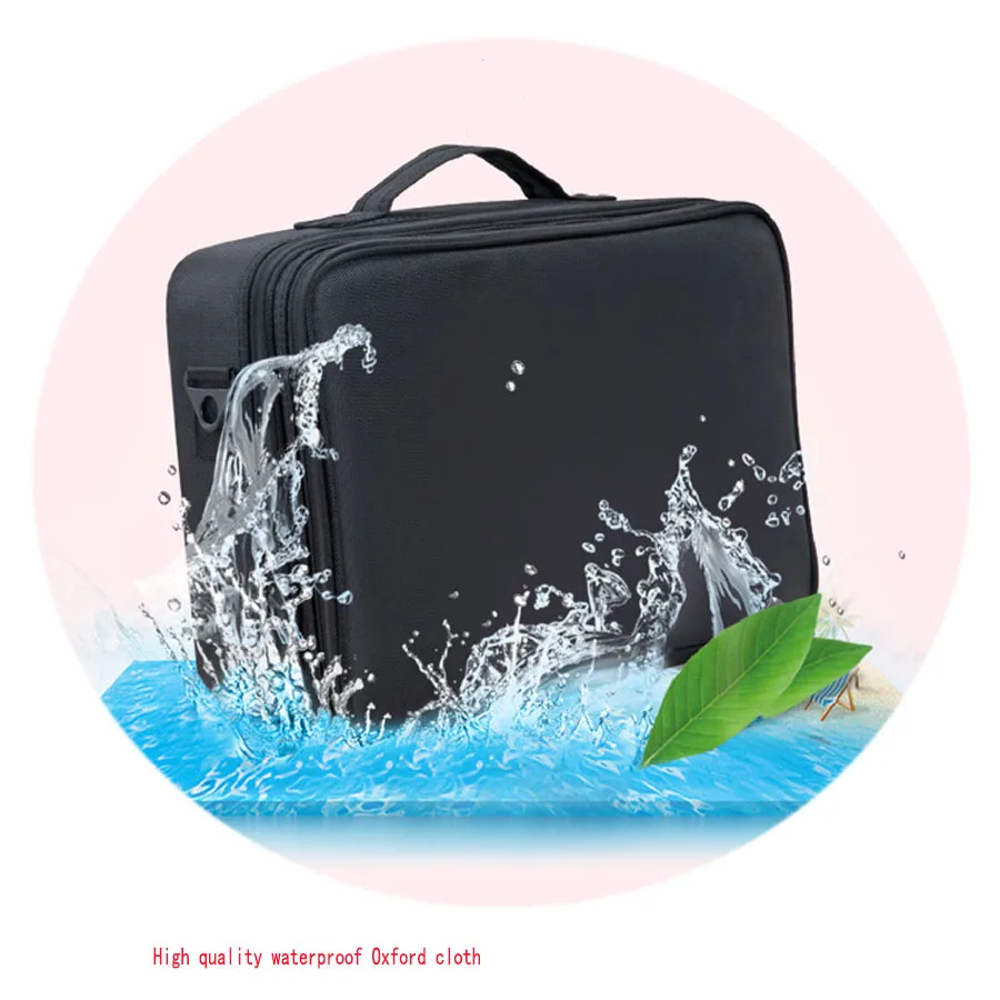 WOSECOL брендовая Водонепроницаемая Женская Профессиональная косметичка дорожный