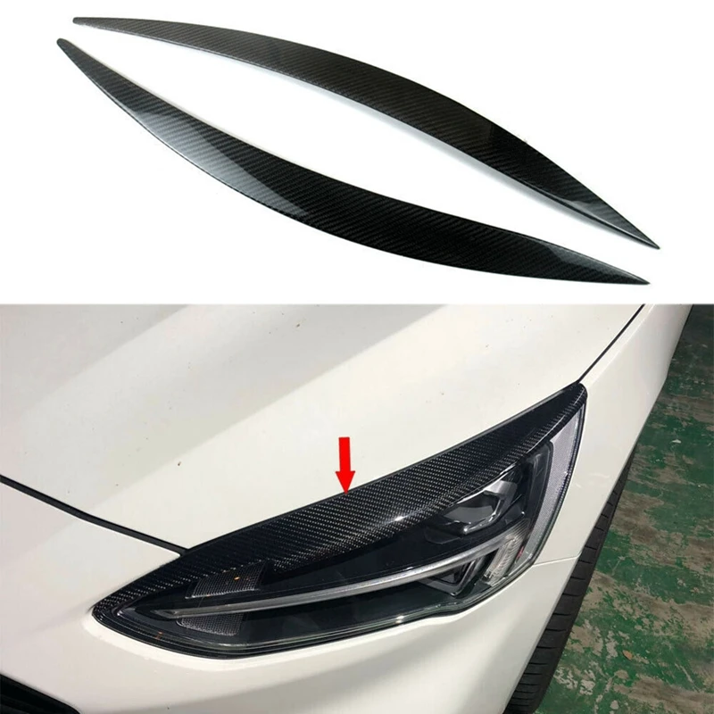 

Задняя крышка передней фары из углеродного волокна для Ford Focus 2018-2021