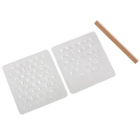 plastic leather printing plate leather stamping tools numeric character shape stamp punch set for leather embossing craft diy