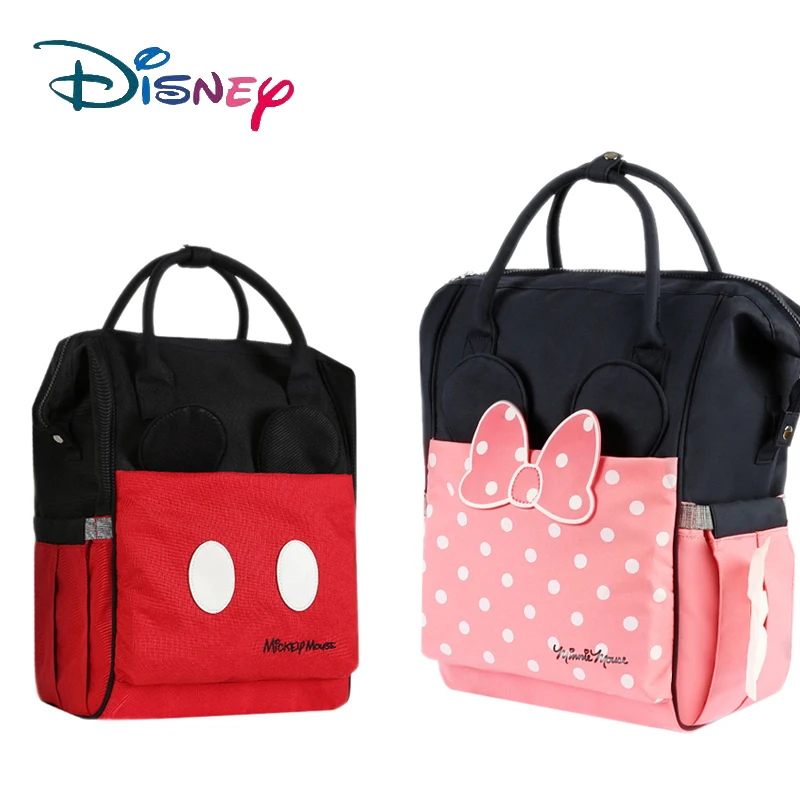 Сумка для подгузников Disney с USB вместительный рюкзак мам и дорожная сумка ухода за