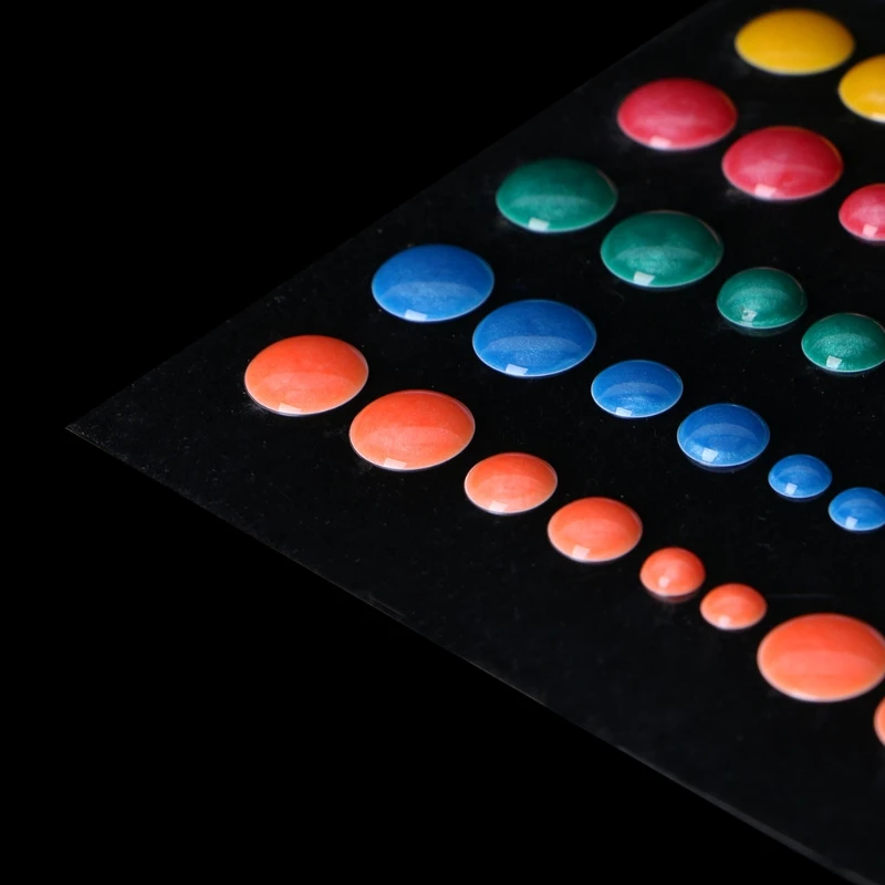 

1Pc Enamel Dots Resin Self-adhesive Sticker for Scrapbooking DIY Crafts Sticky