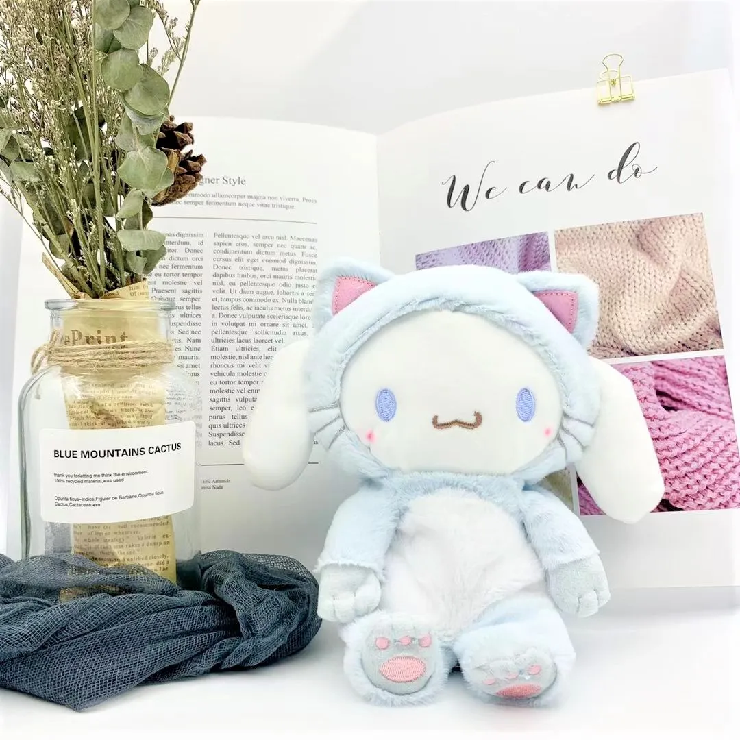 

My Melody Plush Kuromi Cinnamoroll Twin Star Pachacco Pom Pom Purin Plushie Cartoon Cute Doll uoozii Anime Plush Toy 20cm Japan