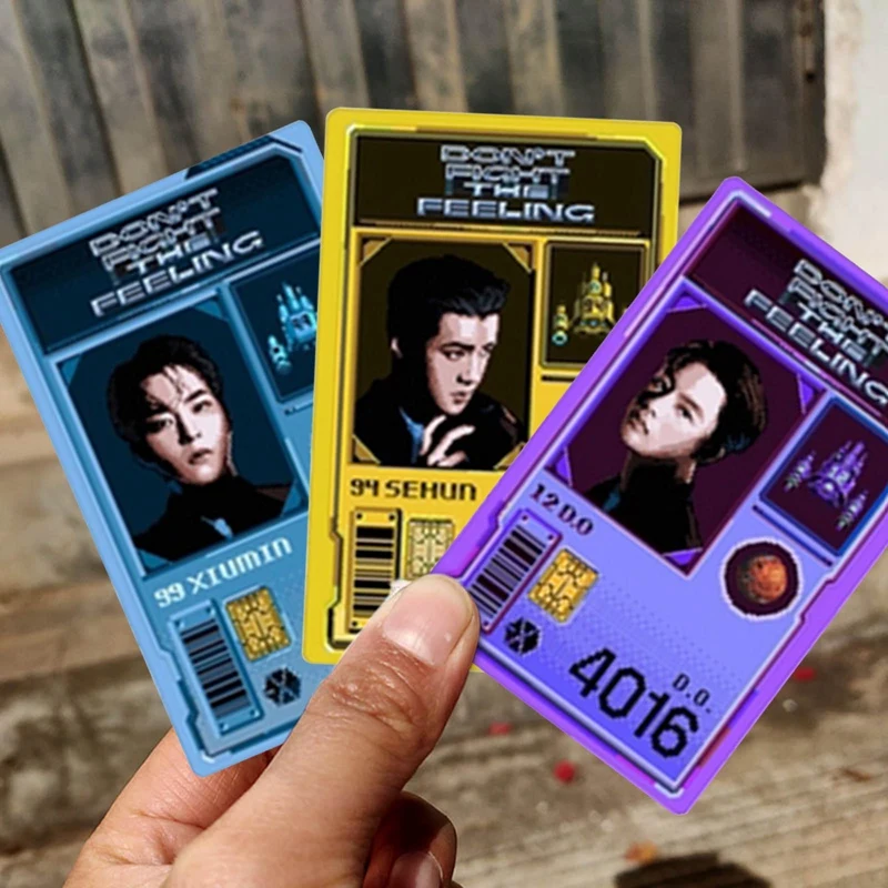 Альбом Kpop EXO 2021 для возврата не сражайтесь с ощущением маленькая карточка того же