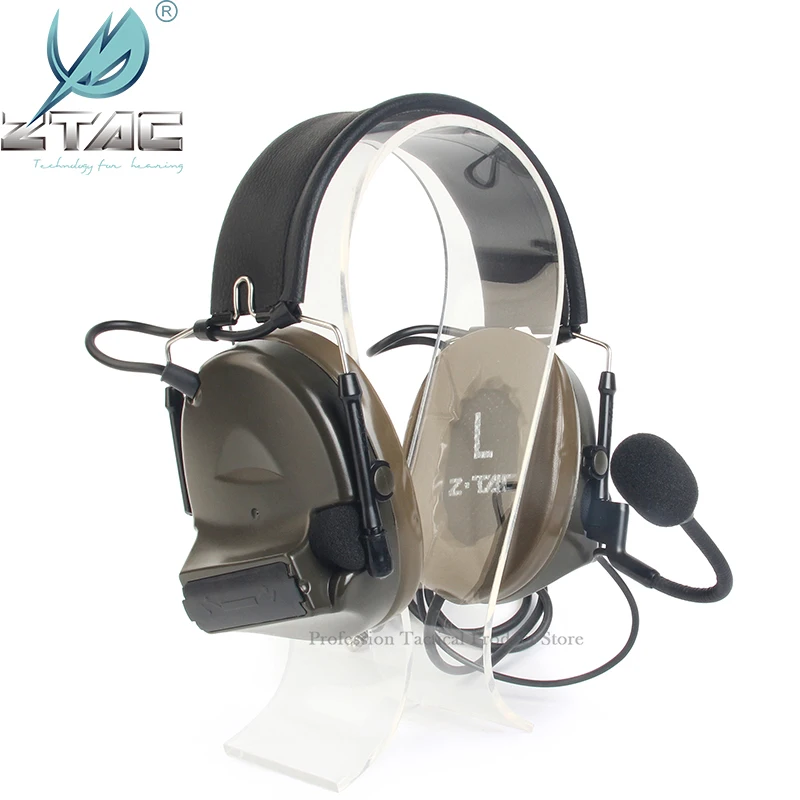 Z-TAC Tactical Headphones Noise Reduction Real Tone For Walkie-talk Softair Z041 Pelto Comta II 6th Circuit Board Hot SaleZ041