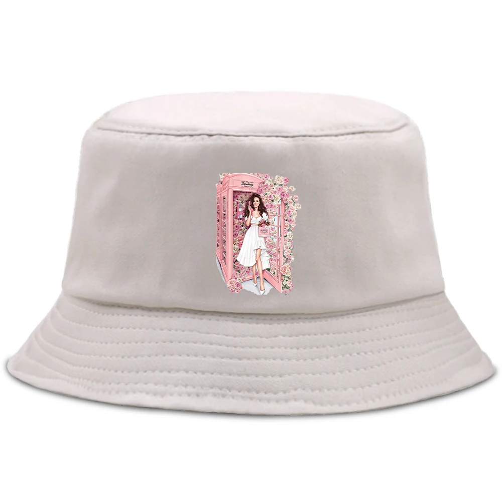 

Кепка женская с цветами, пляжная шляпа от солнца для рыбалки, для улицы, Повседневная Складная Панама, летняя